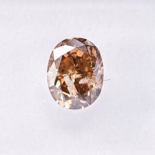 Diamant | Ovaal Fancy Geelbruin| 0.61ct ( IGI Gecertificeerd )